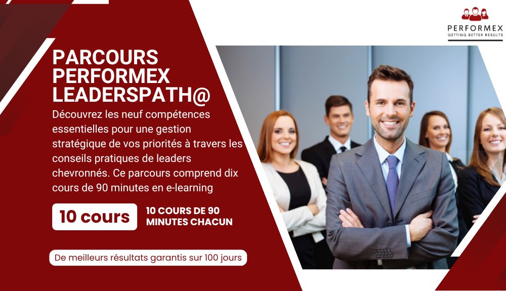 Parcours Performex LeadersPath comprenant 10 cours complets